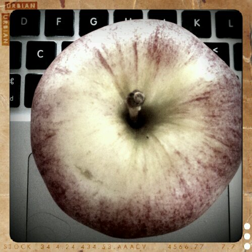 Huge freaking apple.